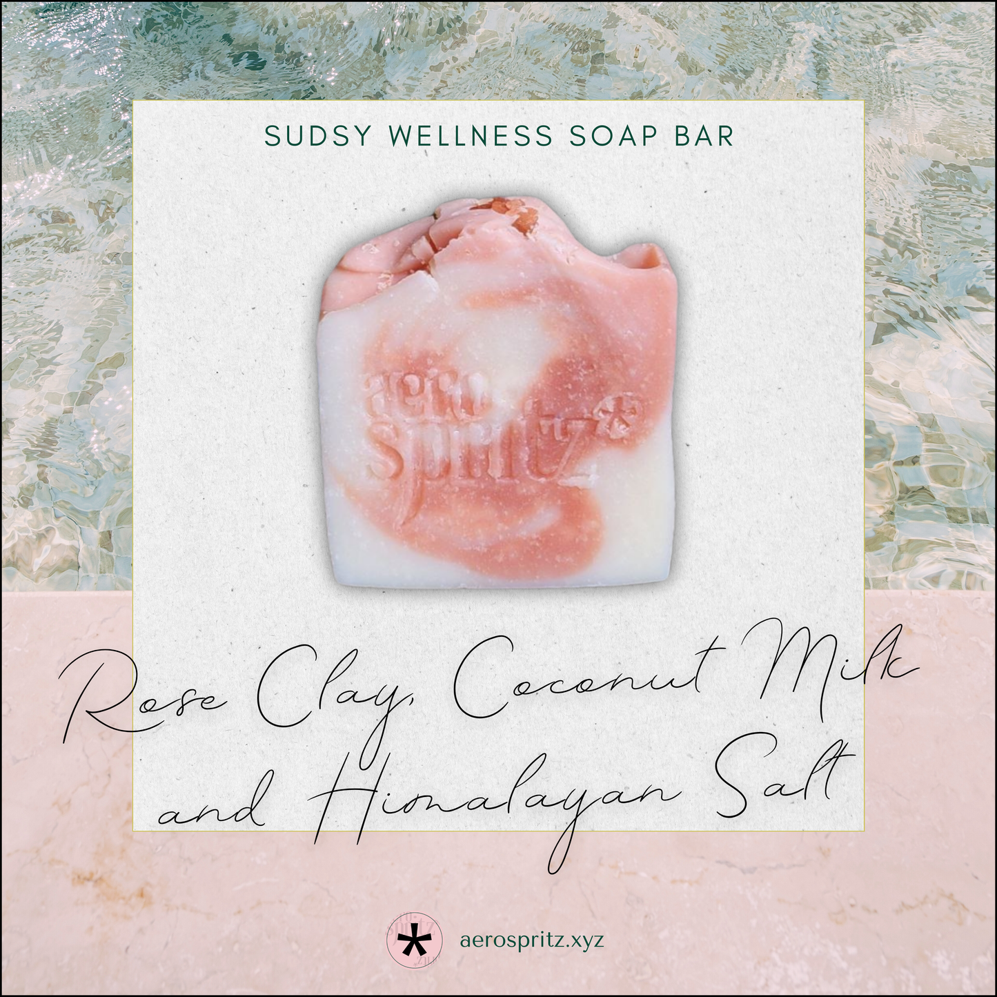 Rose Clay, Coconut Milk and Himalayan Salt